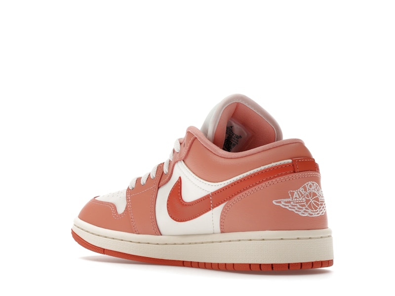 Air Jordan 1 Low Madder Root (Women's) - Sail/Light Madder Root/Pale Ivory/Madder Root - DC0774-180 - 23