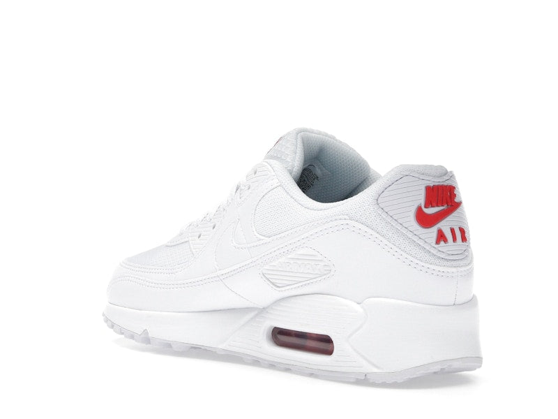 Nike Air Max 90 White Light Crimson - White/Light Crimson - DM0029-118 - 23