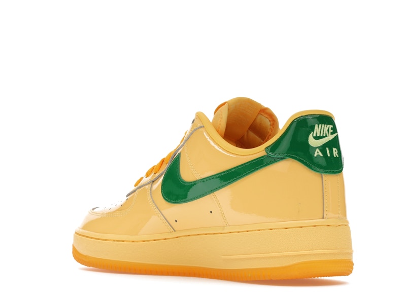 Nike Air Force 1 Low Patent Leather Topaz Gold Pine Green - Ansicht 24
