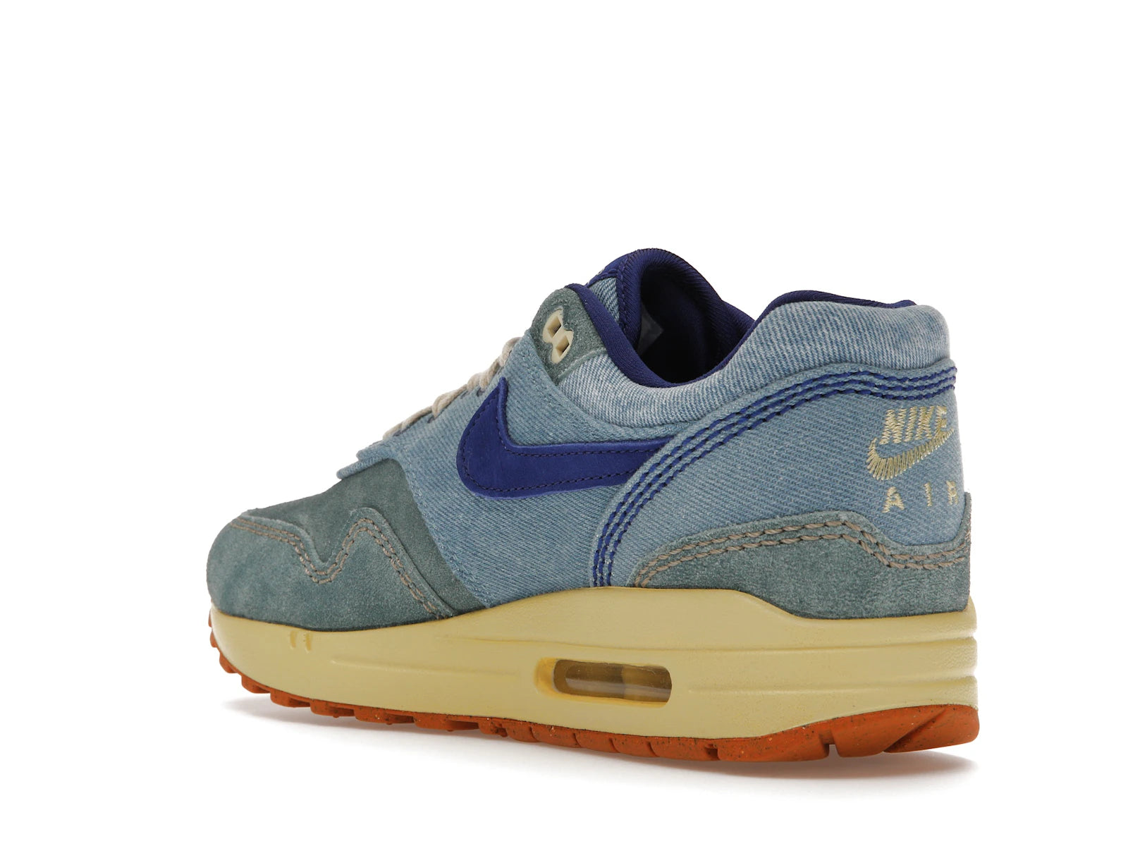 Nike Air Max 1 PRM Mineral Slate - Mineral Slate/Deep Royal Blue-Lemon Wash - DV3050-300 - 23