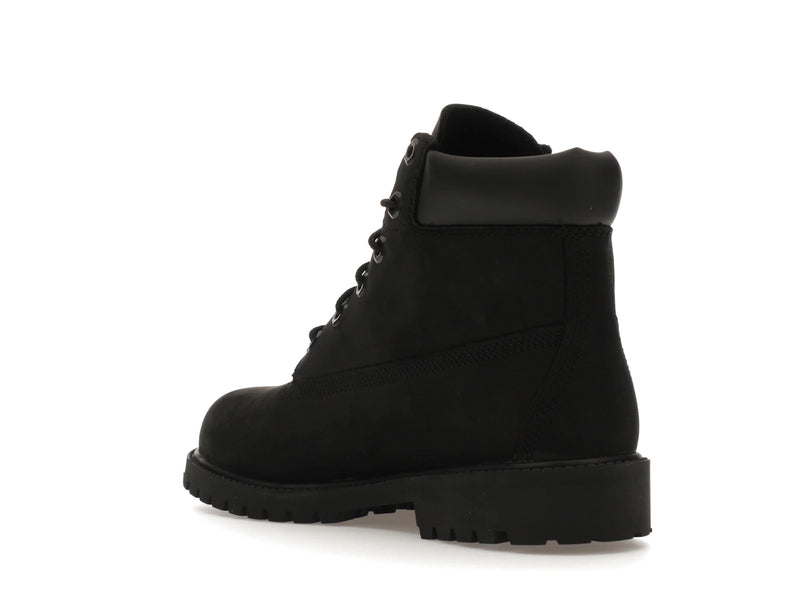 Timberland 6 Inch Premium Boot Black (GS) - Black Nubuck - TB012907-001 - 23
