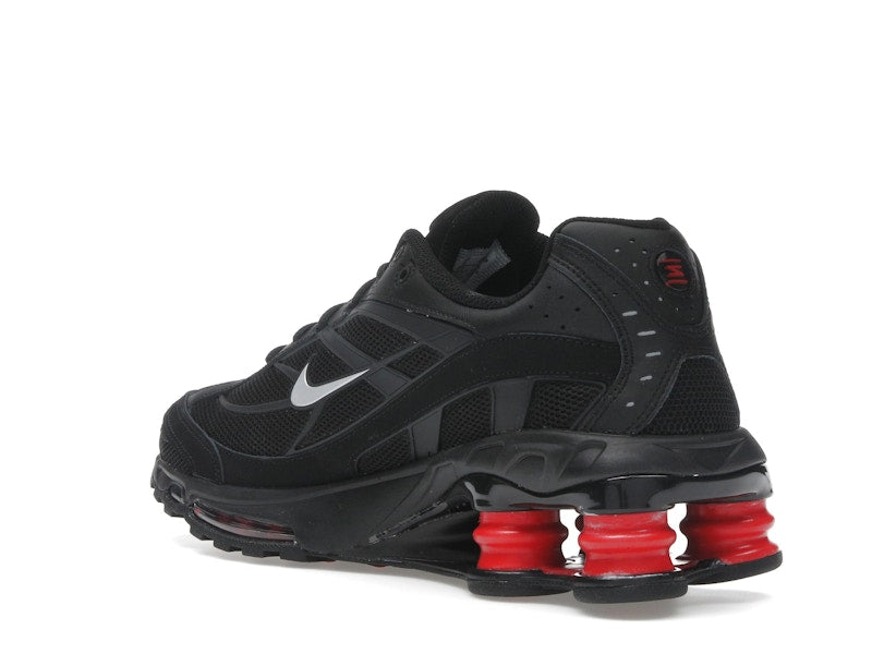 Nike Shox Ride 2 Black University Red - Black/Metallic Medium Ash/University Red/Medium Ash - II7635-001 - 23