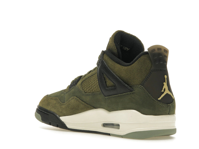 Air Jordan 4 Retro SE Craft Medium Olive - Medium Olive/Pale Vanilla/Khaki/Black/Sail - FB9927-200 - 23