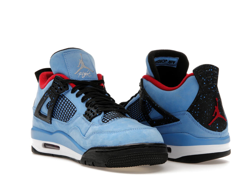 Air Jordan 4 Retro Travis Scott Cactus Jack - University Blue/Black-Varsity Red - 308497-406 - 23