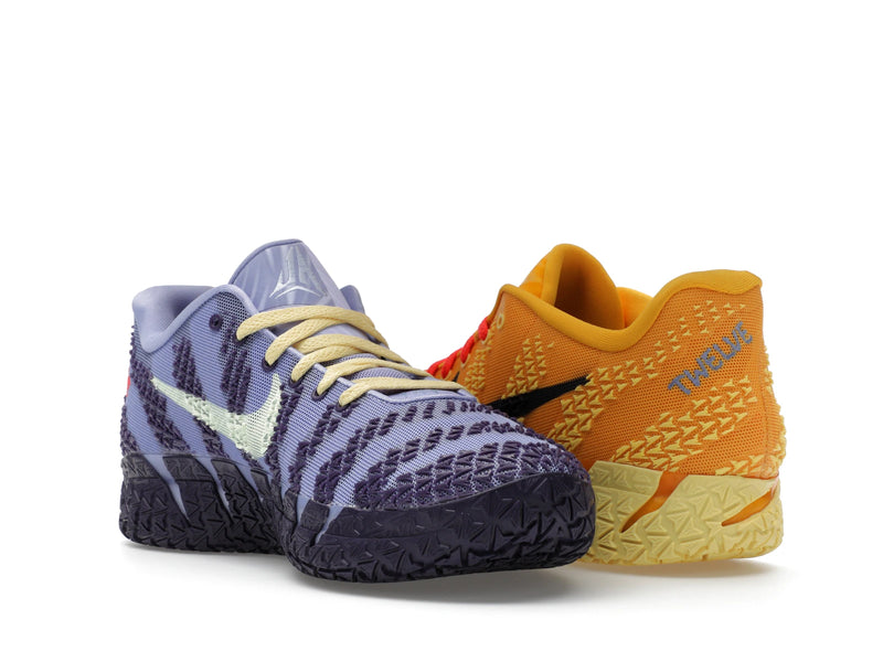 Nike JA 3 Hustle And Flow - Soft Yellow/Purple Dynasty/Volt Tint/Light Thistle/Bright Crimson - HF2793-700 / HF2794-700 - 23