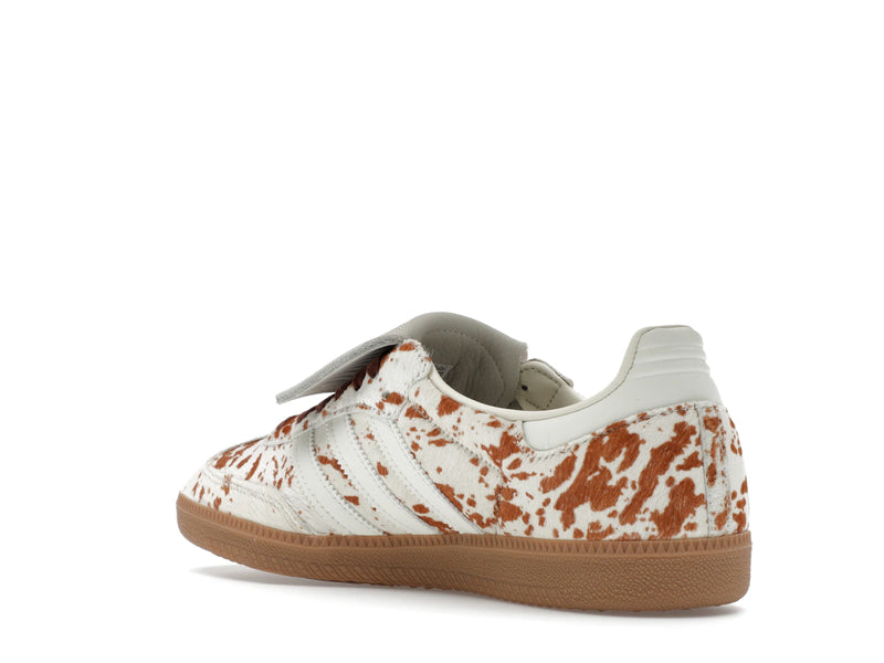Adidas Samba Lt Cow Print Brown White - Off White/Lucid Pink/Gum Four - JS3931 - 23