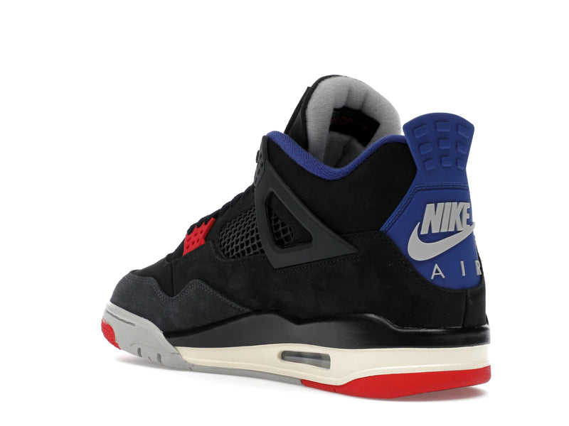Air Jordan 4 Retro Rare Air - Black/Fire Red/Deep Royal Blue/Dark Smoke Grey/Tech Grey - (White) FV5029-003 - 23