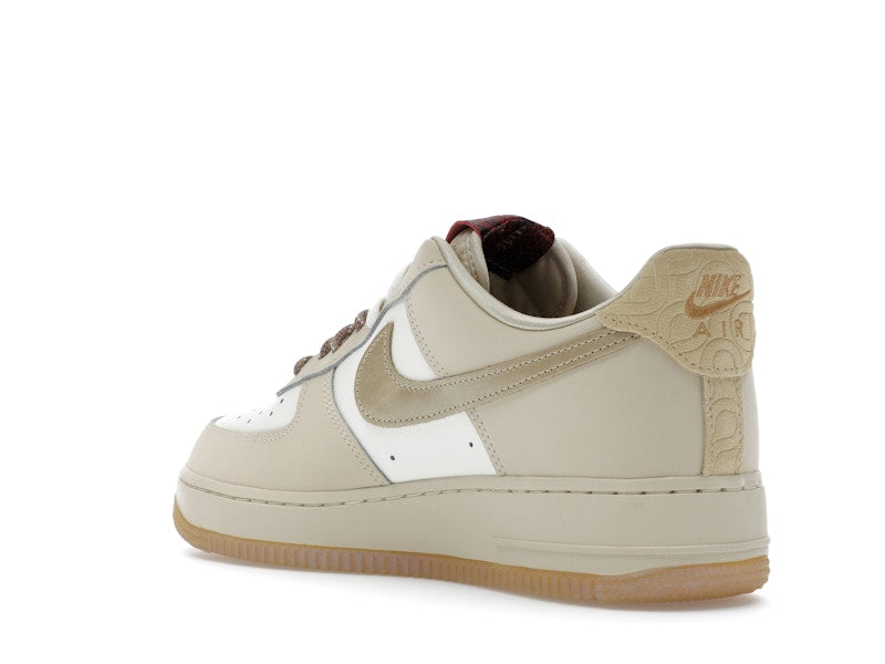 Nike Air Force 1 Low Year of the Snake (Women's) - Sail/Team Gold/Light Khaki/Parachute Beige/University Red/Metallic Gold - HV5990-172 - 23