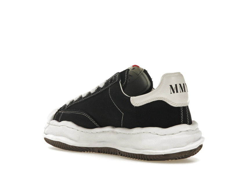 Mihara Yasuhiro Blakey OG Sole Canvas Low Black - Black/White - A08FW735 - 23