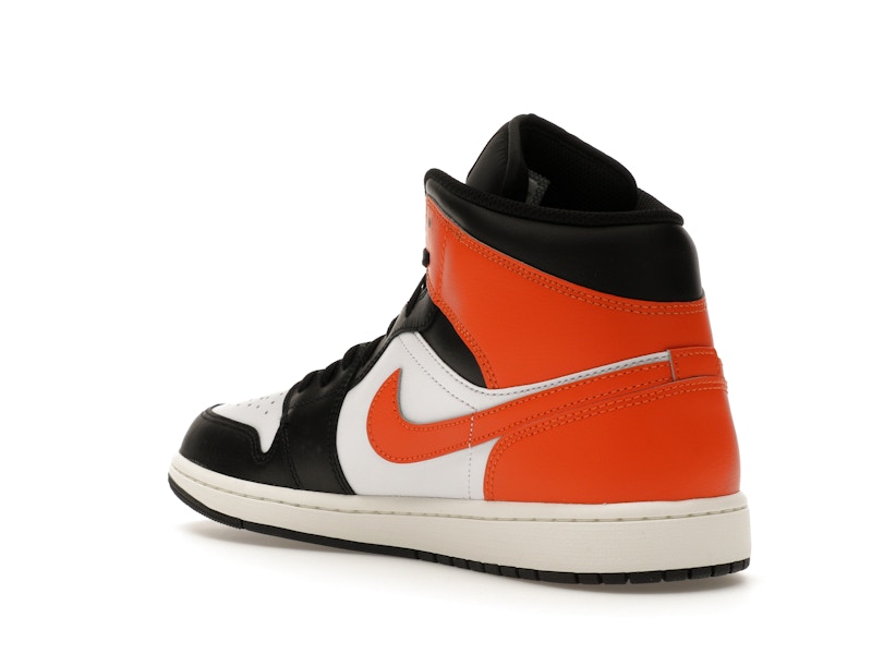 Air Jordan 1 Mid Black Toe Starfish - Starfish/White/Sail/Black - DQ8426-801 - 23