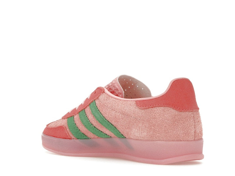 adidas Gazelle Indoor Semi Pink Spark Preloved Scarlet (Women's) - Semi Pink Spark/Preloved Green/Preloved Scarlet - IG6782 - 23