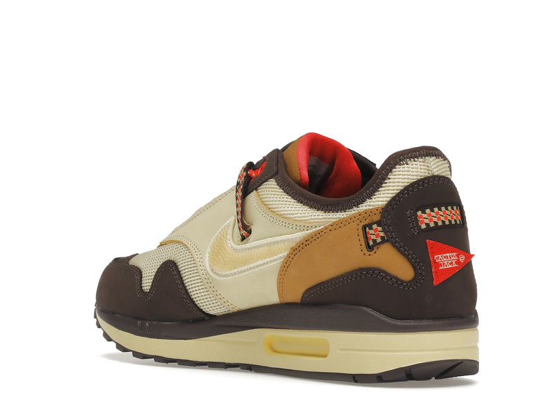 Nike Air Max 1 Travis Scott Baroque Brown - Baroque Brown/Lemon Drop-Wheat-Chile Red - DO9392-200 - 23