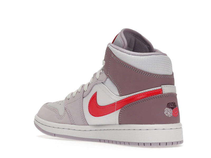 Air Jordan 1 Mid Valentines Day (2022) (W) - White/Pink-Crimson - DR0174-500 - 23