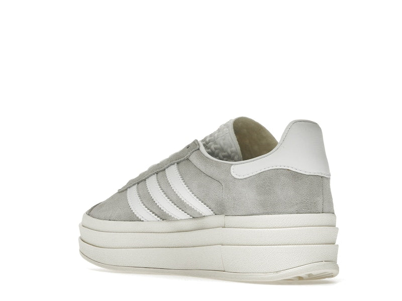 adidas Gazelle Bold Grey White (Women's) - Grey Two/Footwear White/Core White - HQ6893 - 23