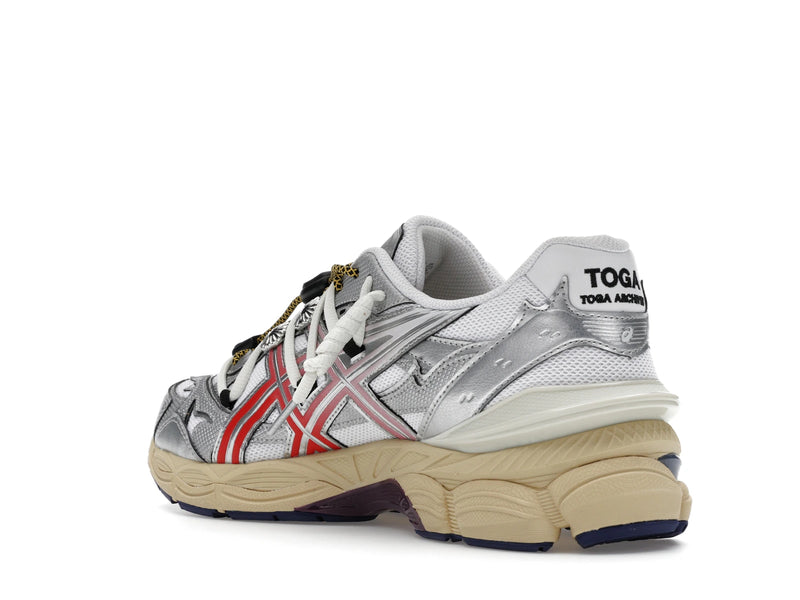 Asics Gel Cumulus 16 Toga White Red Pure Silver - White/Red/Pure Silver - 1203B115-100 - 23