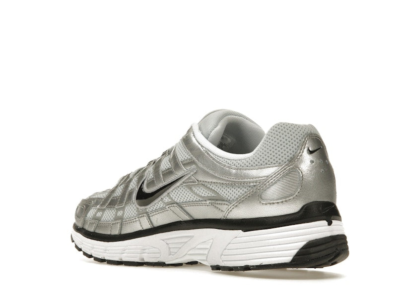 Nike P-6000 Metallic Silver Pure Platinum (Women's) - White/Metallic Silver/Pure Platinum/Black - FD9876-101 - 23