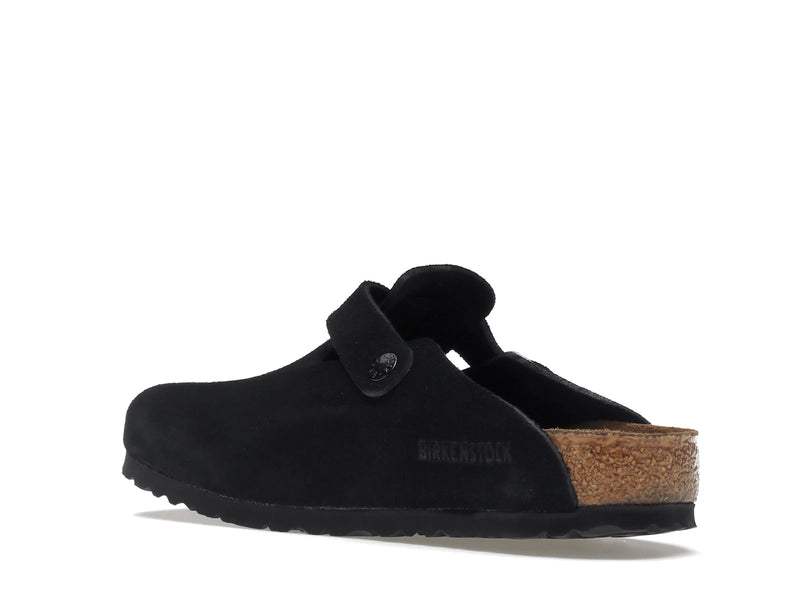 Birkenstock Boston Soft Footbed Suede Black - 0660471/0660473 - 23