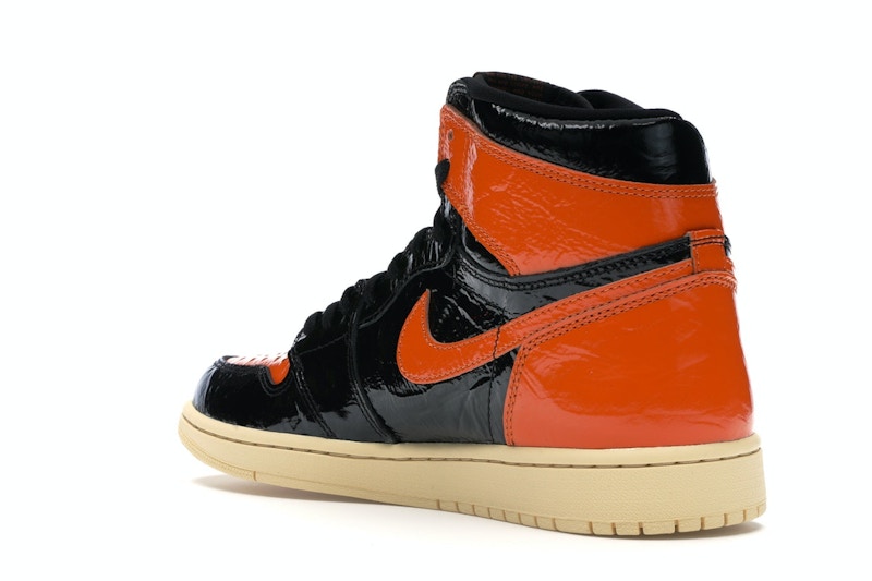 Air Jordan 1 Retro High Shattered Backboard 3 - Black/Pale Vanilla-Starfish - 555088-028 - 23