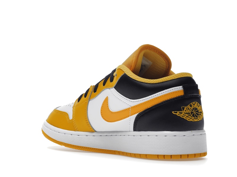 Air Air Jordan 1 Low University Gold White (GS) - Taxi/White/Black - 553560-701 - 23