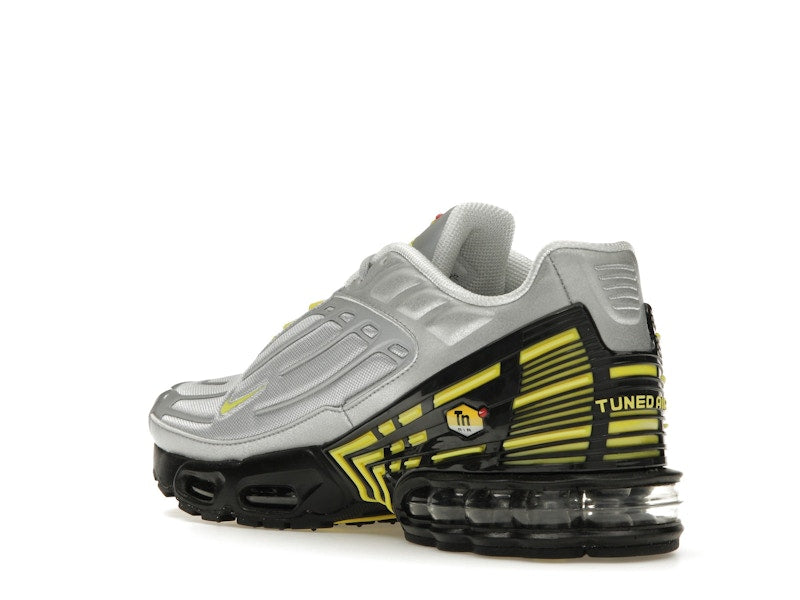 Nike Air Max Plus 3 Metallic Silver Opti Yellow - Metallic Silver/Light Smoke Grey/Obsidian/Opti Yellow - FZ4623-001 - 23