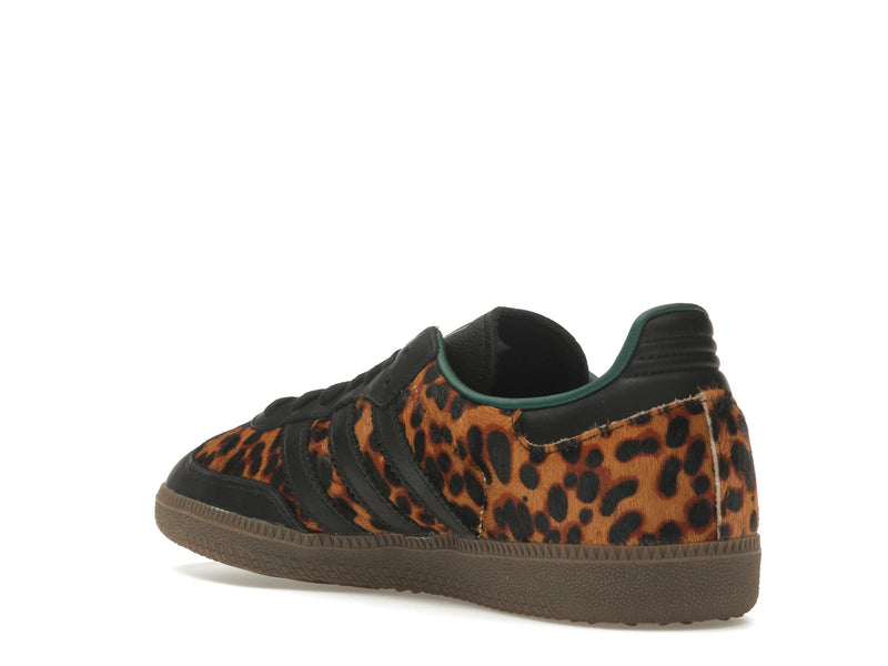 Adidas Samba OG Black Green Leopard - Core Black/Collegiate Green/Cream White - JI2735 - 23