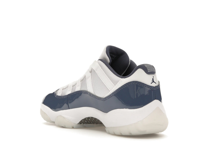 Air Jordan 11 Retro Low Midnight Navy (2024) - White/Midnight Navy/Diffused Blue/Football Grey - FV5104-104 - 23