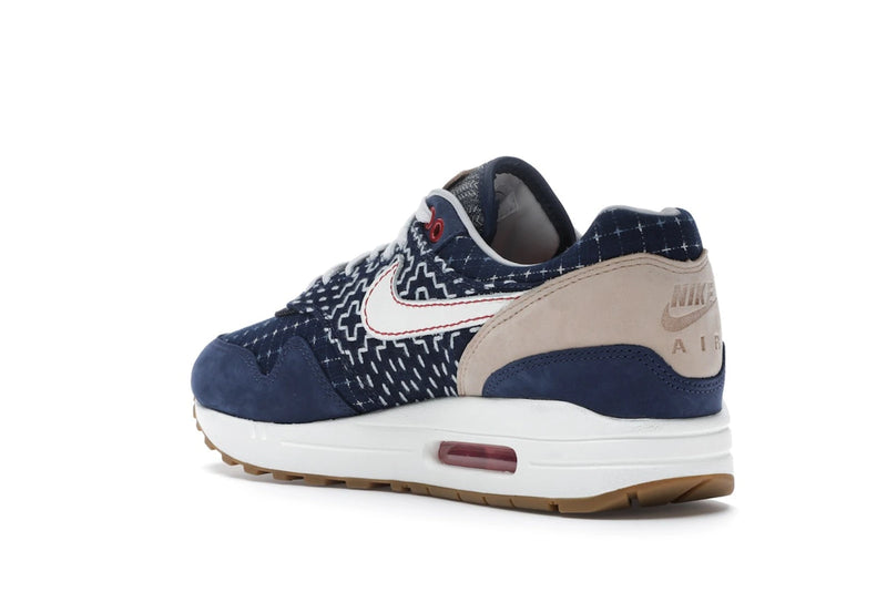 Nike Air Max 1 Denham - Blue Void/Sail-Coastal Blue-Vachetta Tan - CW7603-400 - 23