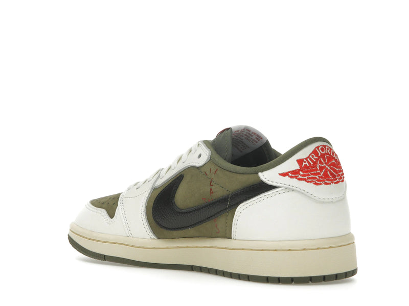 Air Jordan 1 Retro Low OG SP Travis Scott Medium Olive - Medium Olive/Black/Sail/Muslin - DM7866-200 - 23