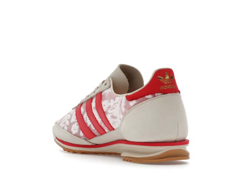 adidas SL 72 OG Liberty London Better Scarlet (Women's) - Footwear White/Crew White/Better Scarlet - JS1311 - 24