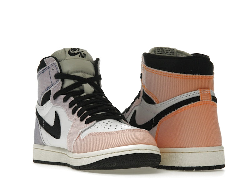 Air Jordan 1 Retro High OG Skyline - Vivid Orange/Black/Iced Lilac/True Blue/Sail - DX0054-805 - 24