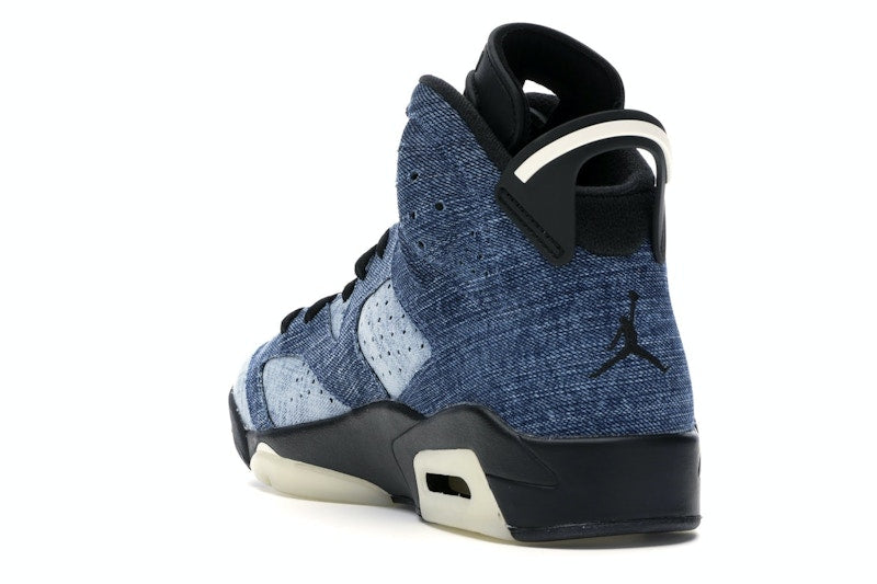Air Jordan 6 Retro Washed Denim - Washed Denim/Sail-Varsity Red-Black - CT5350-401 - 24