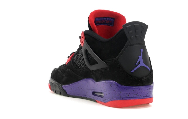 Air Jordan 4 Retro Raptors - Black/Court Purple-University Red - AQ3816-065 - 24
