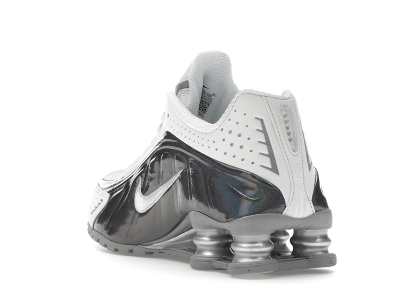 Nike Shox R4 White Iridescent - Summit White/Hydrangeas/Metallic Silver/Summit White - IB7703-100 - 24