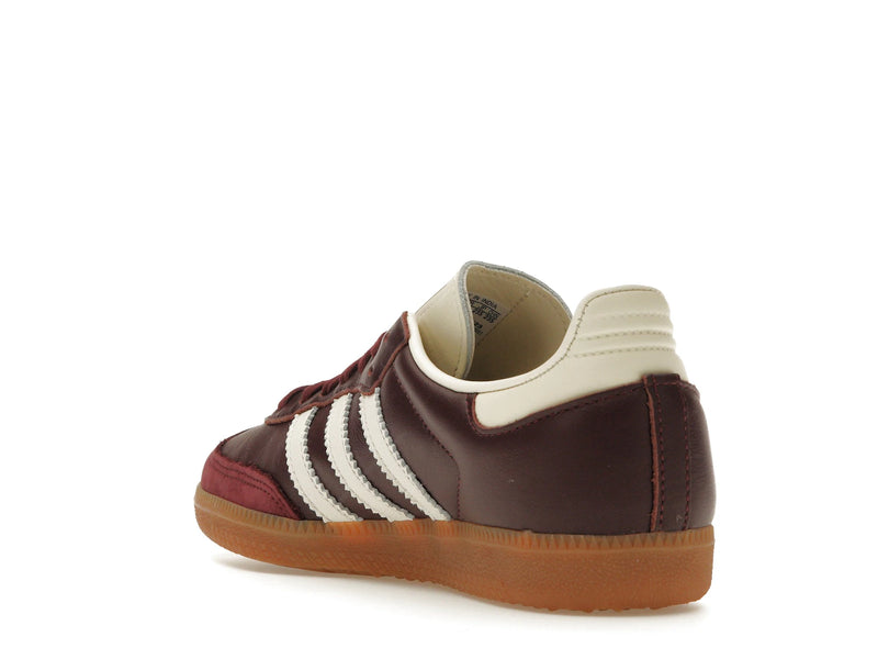 Adidas Samba OG Maroon Gold Metallic - Maroon/Cream White/Gold Metallic - ID0477 - 24