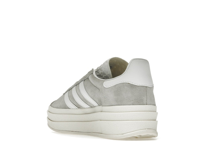 adidas Gazelle Bold Grey White (Women's) - Grey Two/Footwear White/Core White - HQ6893 - 24