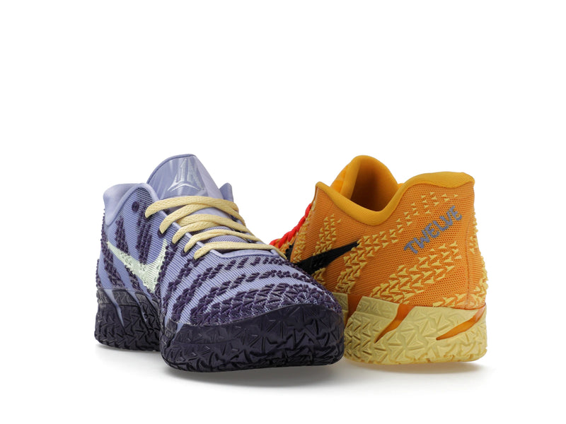 Nike JA 3 Hustle And Flow - Soft Yellow/Purple Dynasty/Volt Tint/Light Thistle/Bright Crimson - HF2793-700 / HF2794-700 - 24