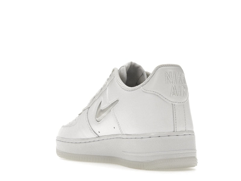 Nike Air Force 1 Low '07 Retro Color of the Month Jewel Swoosh Triple White - White/White-White - FN5924-100 - 24