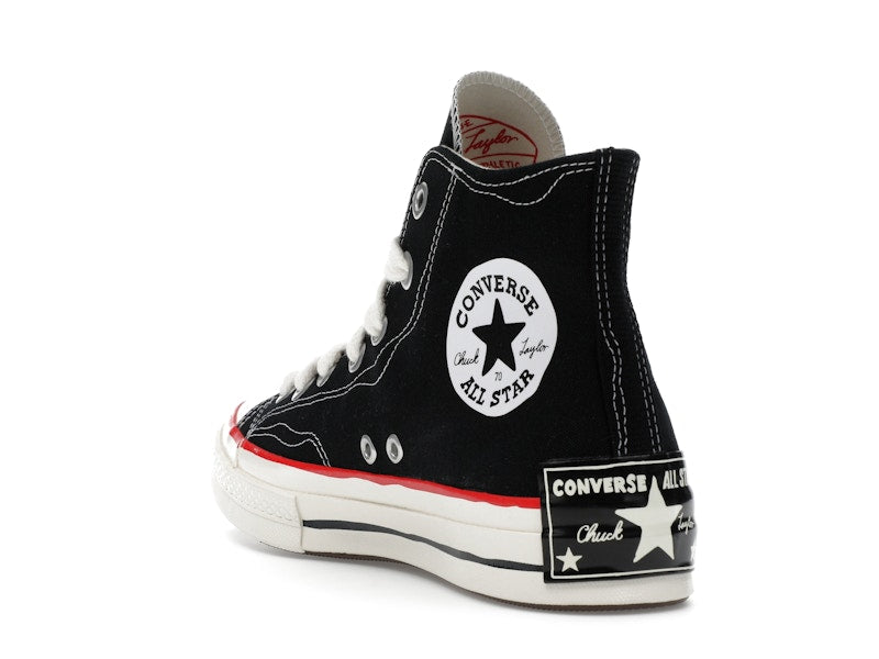 Converse Chuck Taylor All Star 70 Hi Sketch Black - Black/White/Red - A09139C - 24