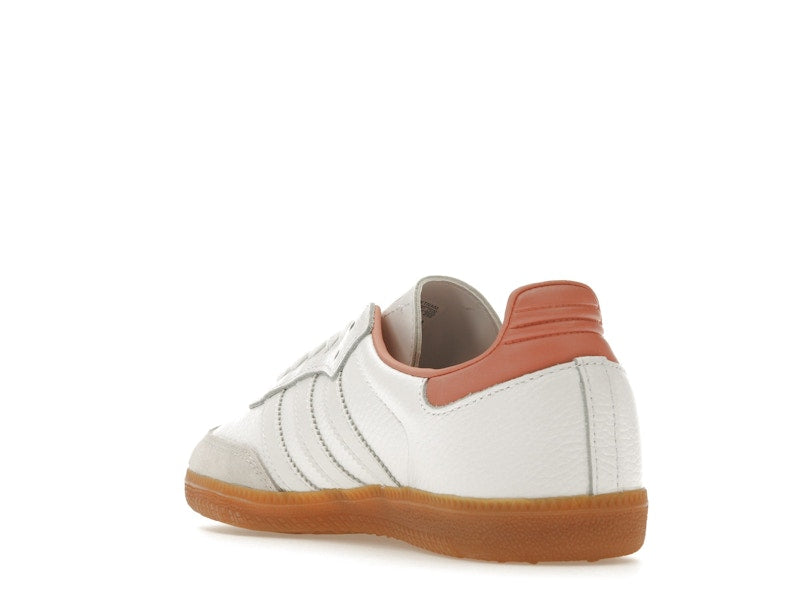 adidas Samba OG White Wonder Clay Gum (Women's) - Cloud White/Wonder Clay/Crystal White - IG5932 - 24
