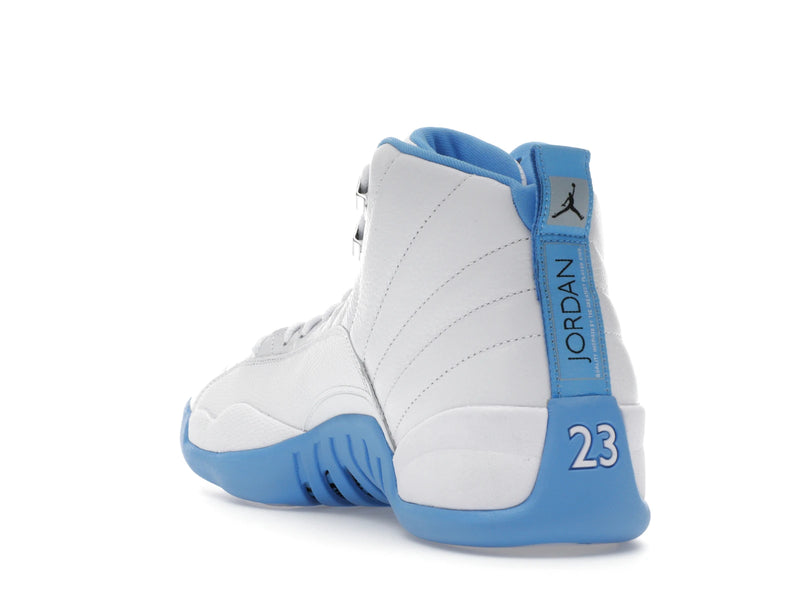 Air Jordan 12 Retro Melo (2025) - White/University Blue/Metallic Silver - CT8013-112 - 24