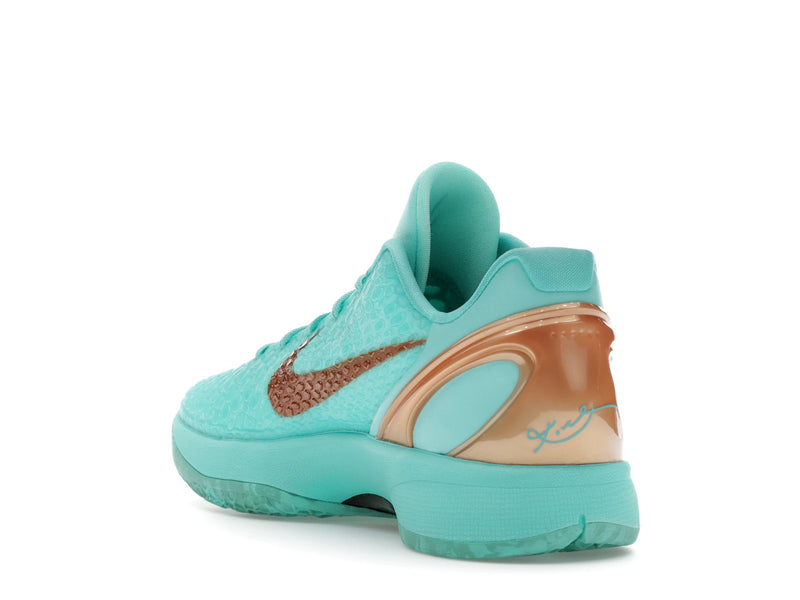 Nike Kobe 6 Protro Jalen Brunson Statue Of Liberty - Hyper Turquoise/Metallic Copper - IQ5774-300 - 24