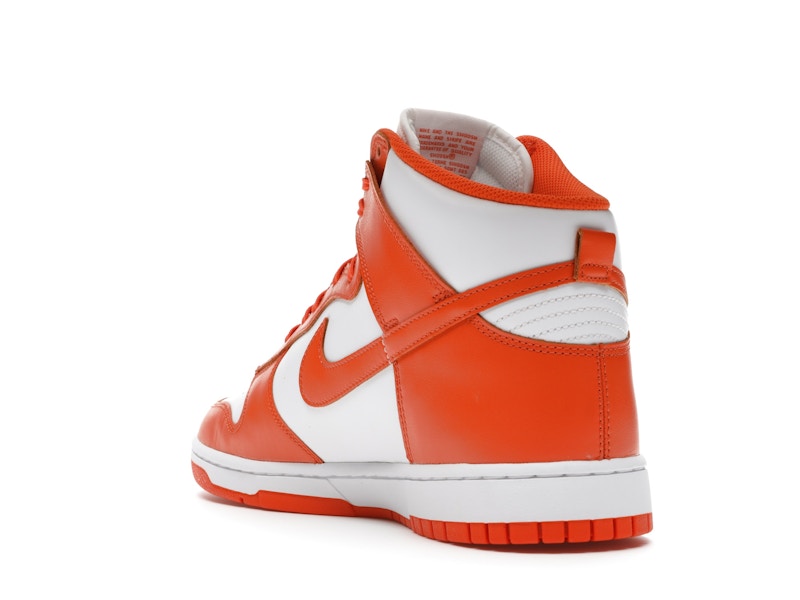 Nike Dunk High Syracuse (2021) - White/Orange Blaze - DD1399-101 - 24