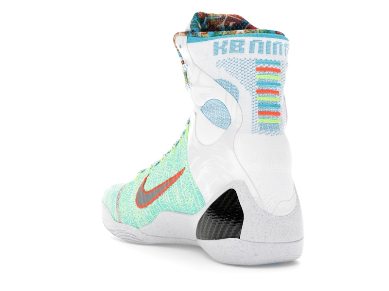 Nike Kobe 9 Elite Protro What The (2025) - White/Reflective Silver-Chlorine Blue-Black - FZ7335-101 - 24