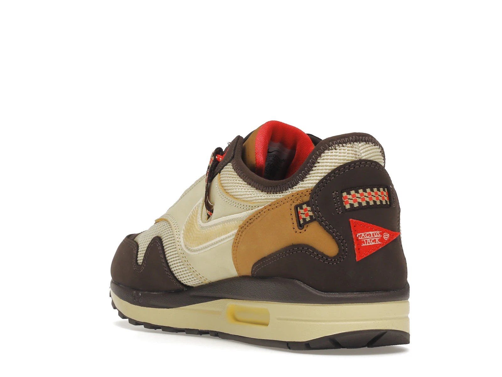 Nike Air Max 1 Travis Scott Baroque Brown - Baroque Brown/Lemon Drop-Wheat-Chile Red - DO9392-200 - 24