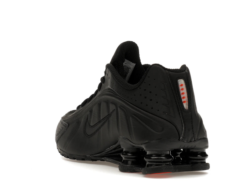 Nike Shox R4 Black (W) - Black/Black-Max Orange - AR3565-004 - 24