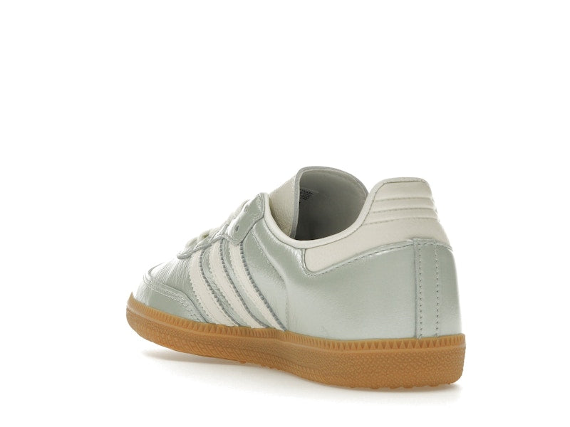 adidas Samba OG Linen Green Metallic (Women's) - Linen Green Metallic/Off White/Cyber Metallic - IG1965 - 24