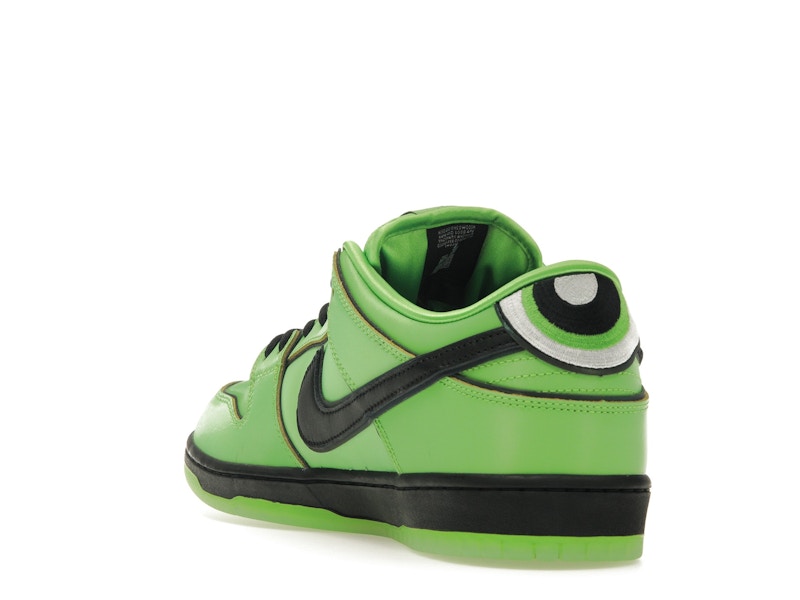 Nike SB Dunk Low The Powerpuff Girls Buttercup - Mean Green/Black/Lotus Pink - FZ8319-300 - 24
