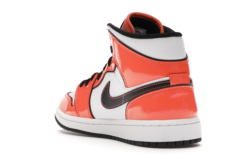Air Jordan 1 Mid SE Turf Orange - Turf Orange/Black/White - DD6834-802 - 24