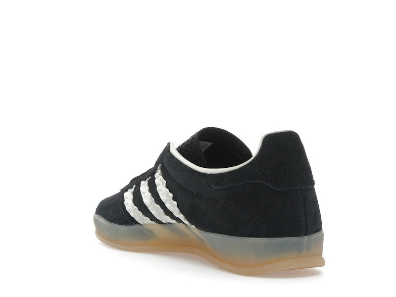 adidas Gazelle Indoor Core Black Cream White Gum (Women's) - Core Black/Cream White/Gum - JS1412 - 24