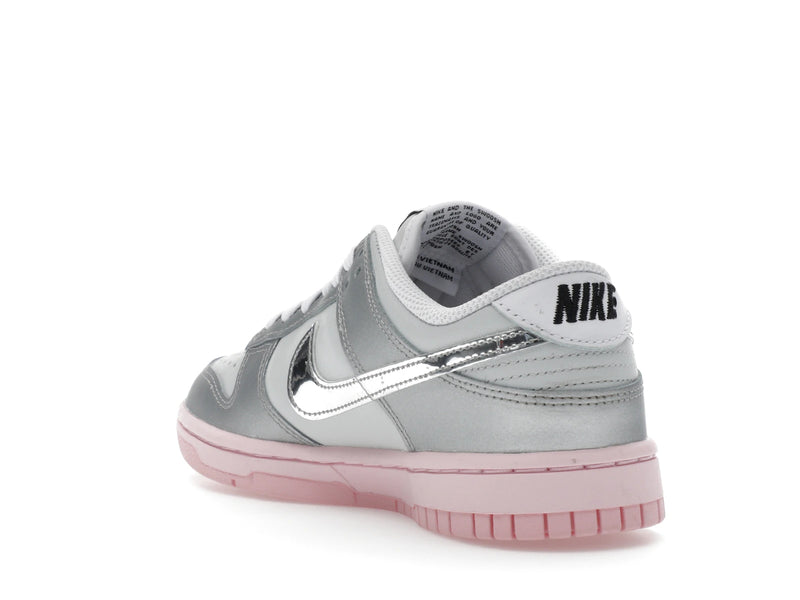 Nike Dunk Low Lx Metallic Silver Pink Foam - Photon Dust/Metallic Silver-Pink Foam-Medium Soft Pink - HM3698-006 - 24